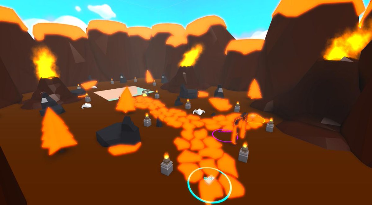 Nosniy On Twitter Explore The Volcanoes In The New Miningsimulator Lava World - how to make a mining simulator shop roblox