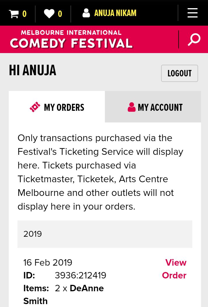 Finally Got my tickets for the Friday preview show of  <a href="/DeAnne_Smith/">DeAnne Smith</a> 😍 I can't believe I finally get to see her live 💃 💖
Get off your lazy ### people and start booking ! Her tickets won't last long !! 

#MelbourneInternationalComedyFestival #MICF #DeAnneSmith #29March
