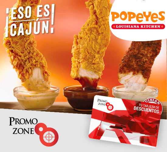 PromoZoneMex's tweet photo. Ven a disfrutar a Popeyes México. 20% de descuento en productos individuales. Solicita el tu tarjeta en el siguiente Link https://t.co/zsSyDfSam9 … https://t.co/NyxmrD1Hho