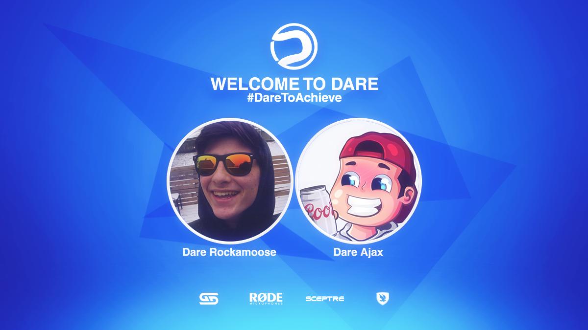DareRising's tweet image. Welcome your newest members of DareRising! 

👤 - @xRockAmooSE 
👤 - @DareAjax

#DareToAchieve