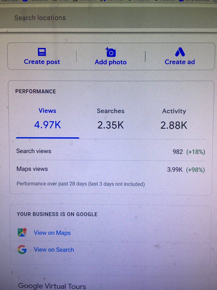 rsourceline's tweet image. If you own a #localbusiness chances are good you can crush your competitors by optimizing your website, GMB, listings and reviews.  This is a #smallbusiness client that’s booming during his slow period.  Message me if you want to know how