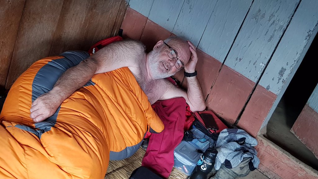 amd4_ann's tweet photo. As our intrepid leader,King John has lost 18kg since our recci to Nepal&amp;with the help of friends&amp;colleagues I have fulfilled my promise to the Mountain folk of Tapeljung&amp;Reed Nepal.@Claire_Marie_83 @KWedgbury #HTUK #Nepal https://t.co/EUD615tRxm