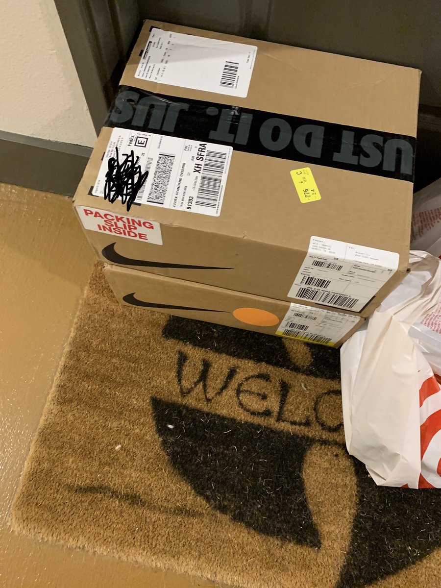 nike shipping box