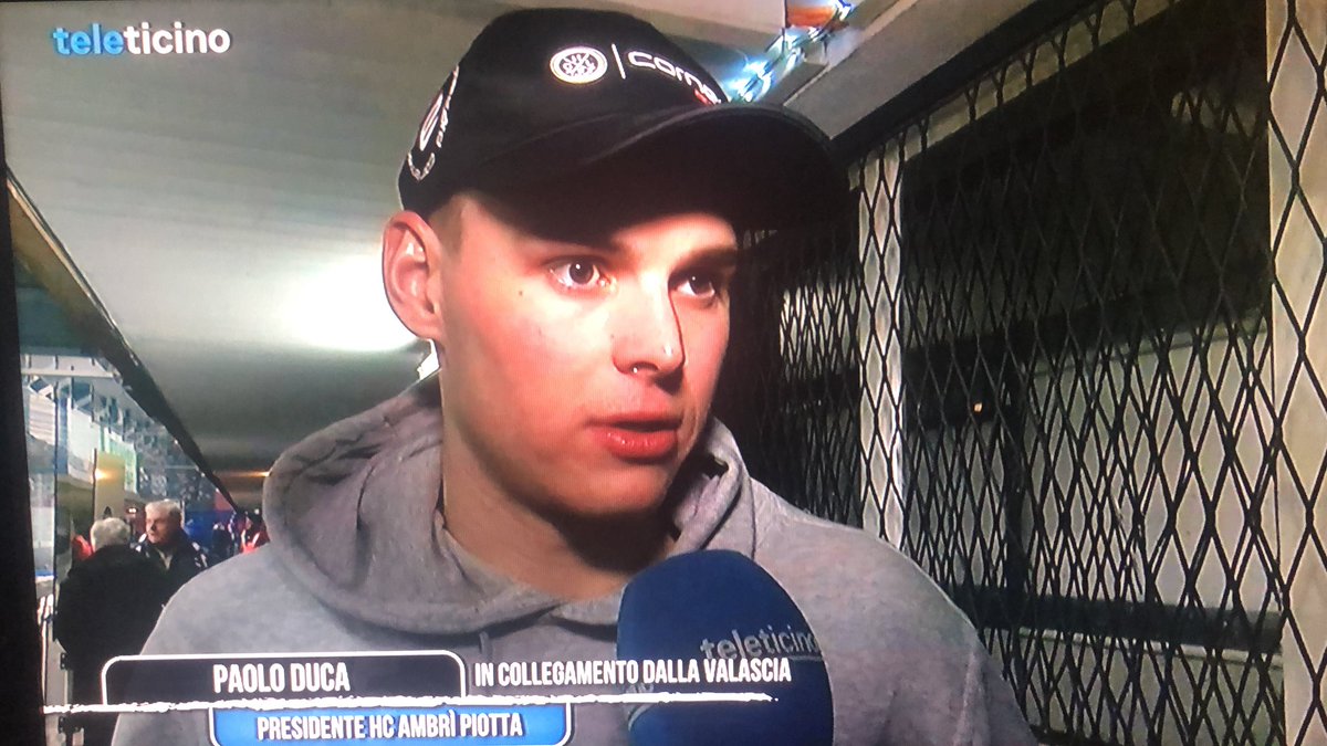 Darf ich den neuen HCAP-Präsidenten vorstellen? 😀<a href="/lombardi1956/">Filippo Lombardi</a> <a href="/HCAP1937/">HC Ambrì Piotta</a> #grandederby #duca #hofmann #teleticino