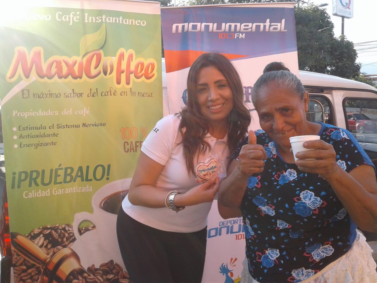 Plus1013Fm's tweet photo. #SomosMonumental
Ahora desde los alrededores de CC Autopista Sur, con #LaGalletaMonumental gracias a Panadería ÁLMAGO y Café gracias a #MaxiCoffee
Sigan escuchando Monumental, porque muy pronto estaremos dando más premios. https://t.co/VQLpFfFK3i