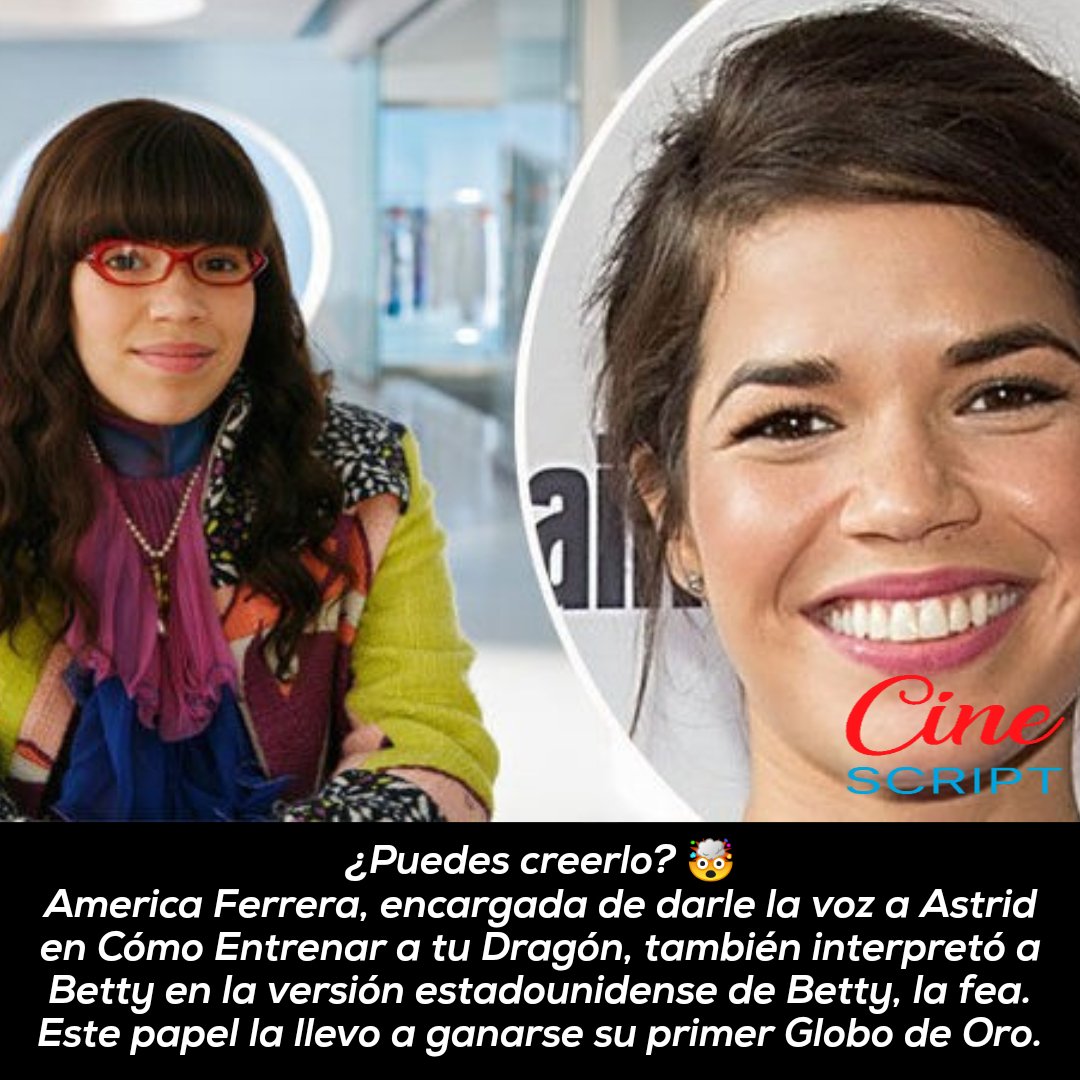 Cine_Script's tweet image. instagram.com/cine_script/
#howtotrainyourdragon #howtotrainyourdragon3 #dragon #animations #movies #cinescript #cine #cinematography #news #new #Vikings #dato #curiosidades #sabiasque #colombia #bogotá #BettyLaFea #goldenglobes #award #Awards #americaferrera #actriz #tv #Novelas