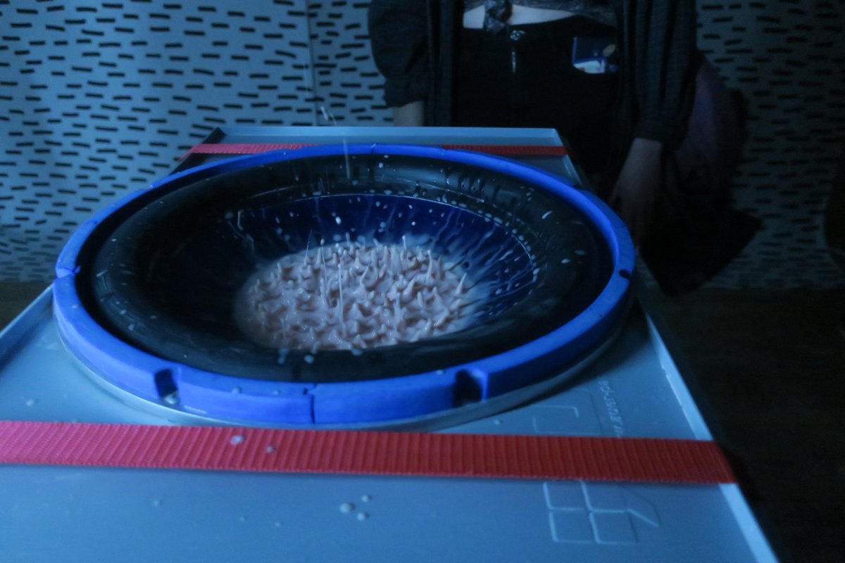 AngusCarlyle's tweet photo. Superb night @dlwp for #KeithHarrison and #BeatriceDillon incredible #EcstaticMaterials performance/installation. There with @EWTCCE @JulianWeaver_ and Emma, bumped into Joe and Ruth @semiconducting. Loved it. Thanks @Jenn1fer_A ! https://t.co/FbNdT91qfK