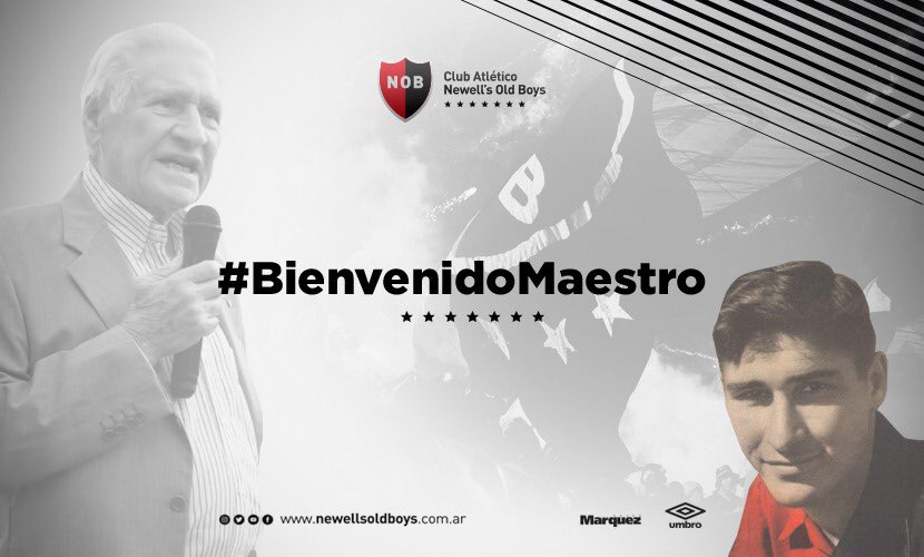¡El Maestro vuelve a casa!

Jorge Griffa es el nuevo Director de Captación de #Newells goo.gl/gRUaik

#BienvenidoMaestro 🔴⚫️