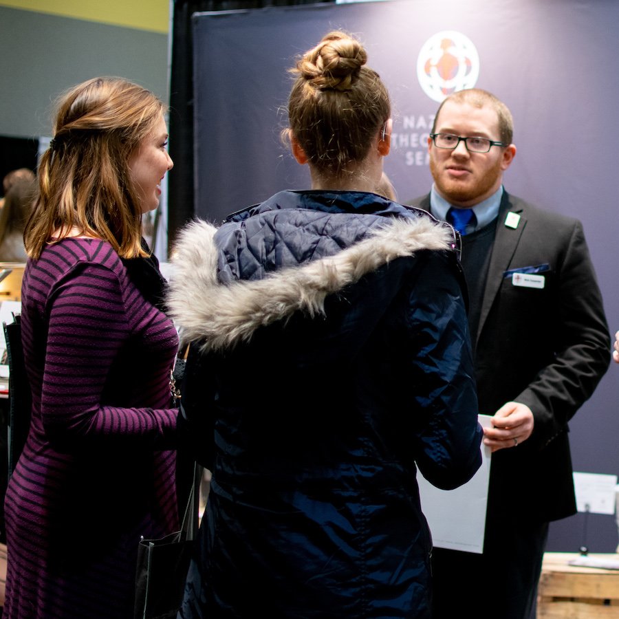 NazSeminary's tweet photo. We loved connecting with many students, alumni, prospective students, and friends of NTS this past week at the #m19conference ! #nts #seminary #iamnts https://t.co/hL8lLxXVHd
