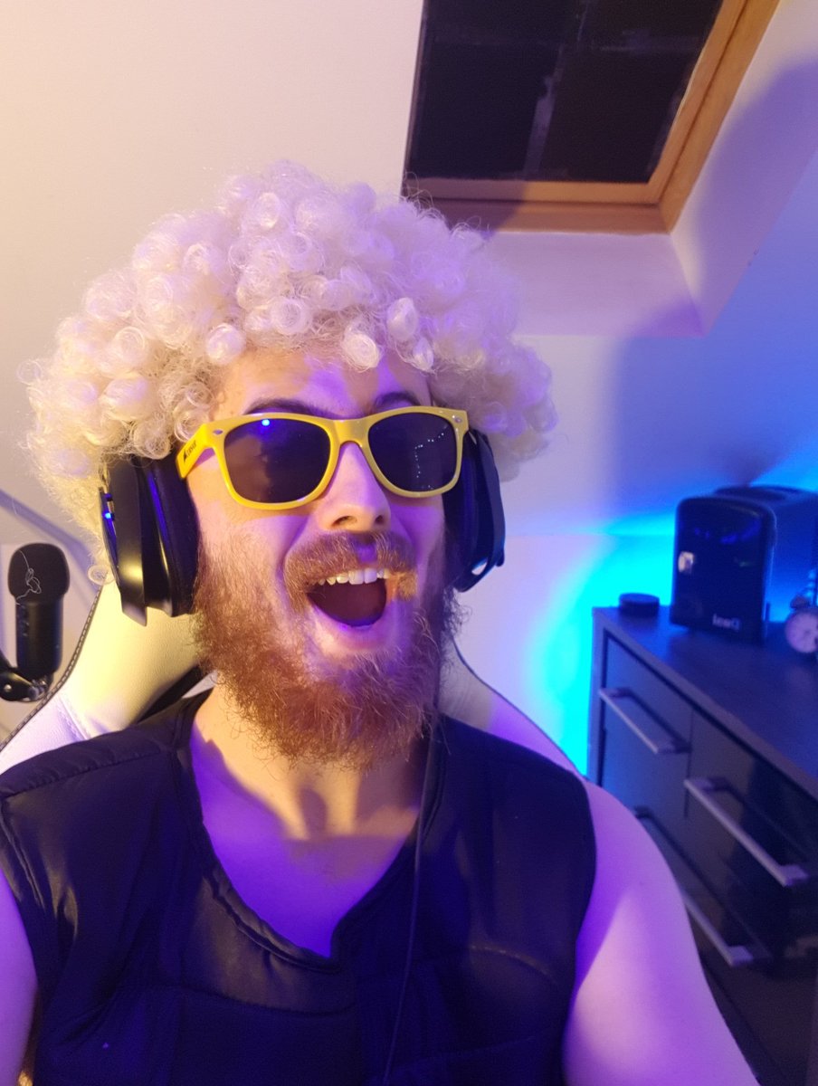 EarIswood's tweet photo. 🔴📢 L I V E 📢🔴

🕺 @justdancegame Time! Get those hips moving!

🍻 WEEKEND HYPE! Lets Dance!

👀 https://t.co/ots24AT1c7

💖 Mental Health Awareness!

🐺 Wolf Pack Dance Night!

#JustDance
#HairIsReal
#Wolfpack https://t.co/1OtFDCUFav
