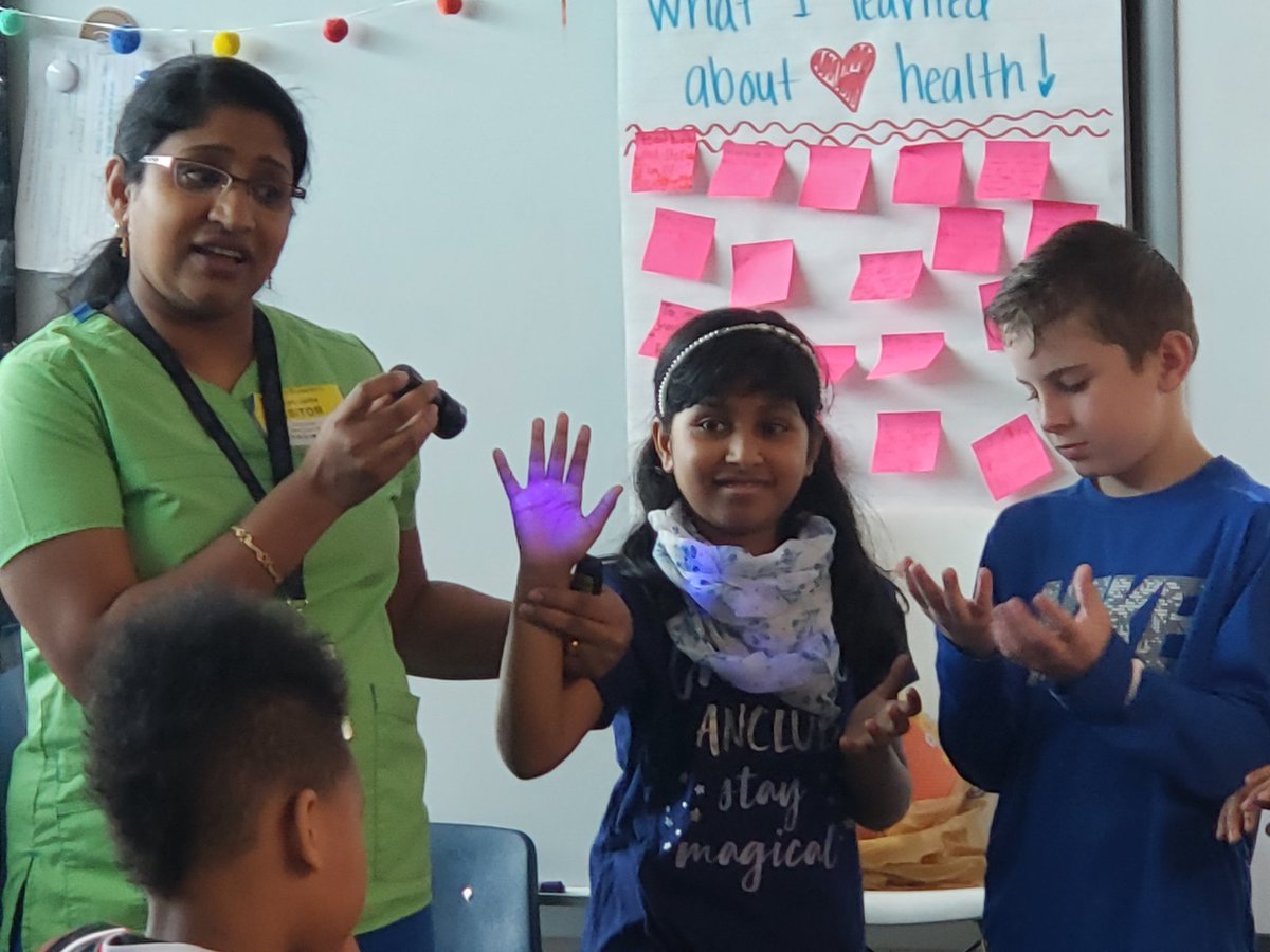 schultzclass16's tweet photo. Thank you Mrs. Kukose for teaching us how to stay healthy! #STEMcareerday @SunnyvaleES https://t.co/gTA9vmUY6m