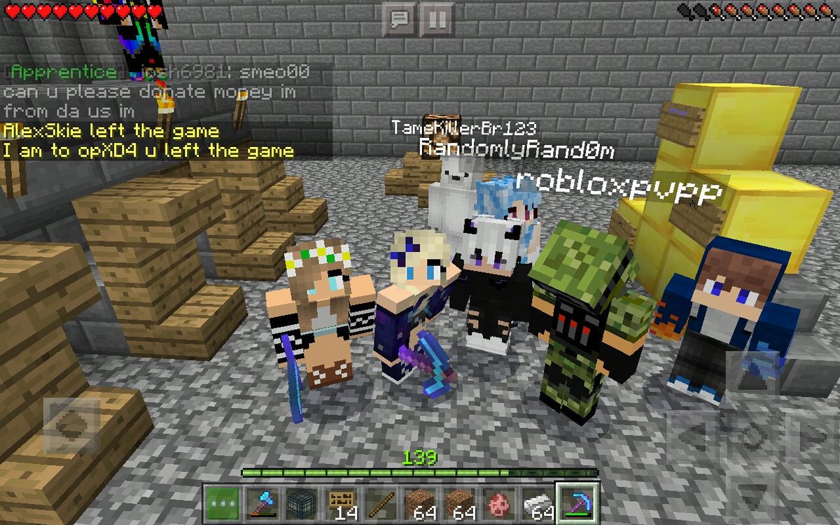 CubicPe's tweet photo. Oof yea hosted another skin comp on @SkyBlockPE with my great friend shayan345.Prizes were 1st-50k
2nd-35k
3RD-15k
Also im gonna host another skin comp with same prizes on 17th of February.Gonna tell time soon bcuz i dont know it already
Hope a lot of people gonna come
❤️🤔😎😁 https://t.co/SNDRoPjEmC