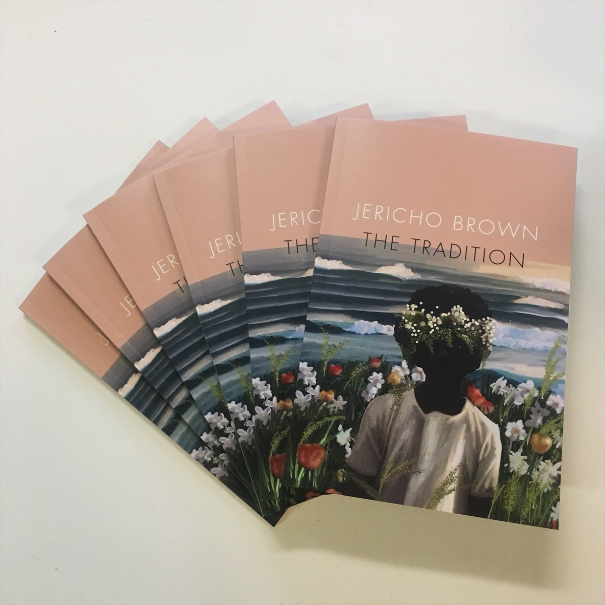 CopperCanyonPrs's tweet photo. Celebrating the arrival of first copies of @jerichobrown's THE TRADITION at the Press! Be sure and stop by our #AWP19 booth to pick up your copy of this gorgeous book. https://t.co/Y9YuHVbabZ