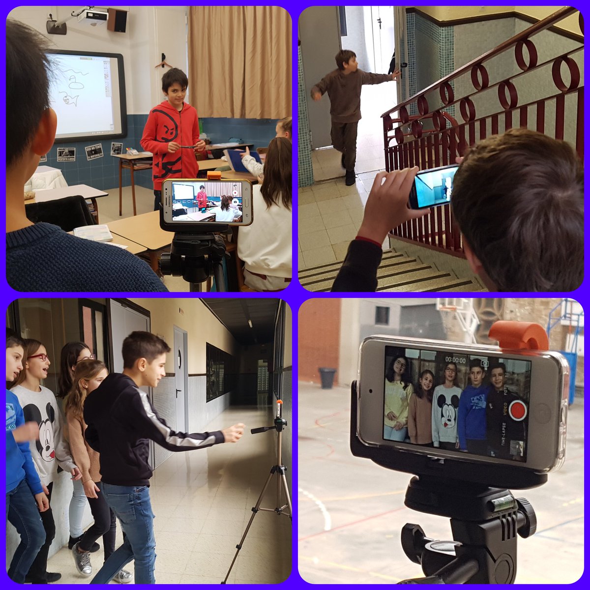 joanverdes's tweet photo. Continguts, guió tècnic, tasques, so, enquadrament, treball en equip, edició...tot això i més als videos fets per l'alumnat de 6è EP per treballar la #convivencia al @claretbarcelona .#tuetsmes https://t.co/8OHeUOjpg6
