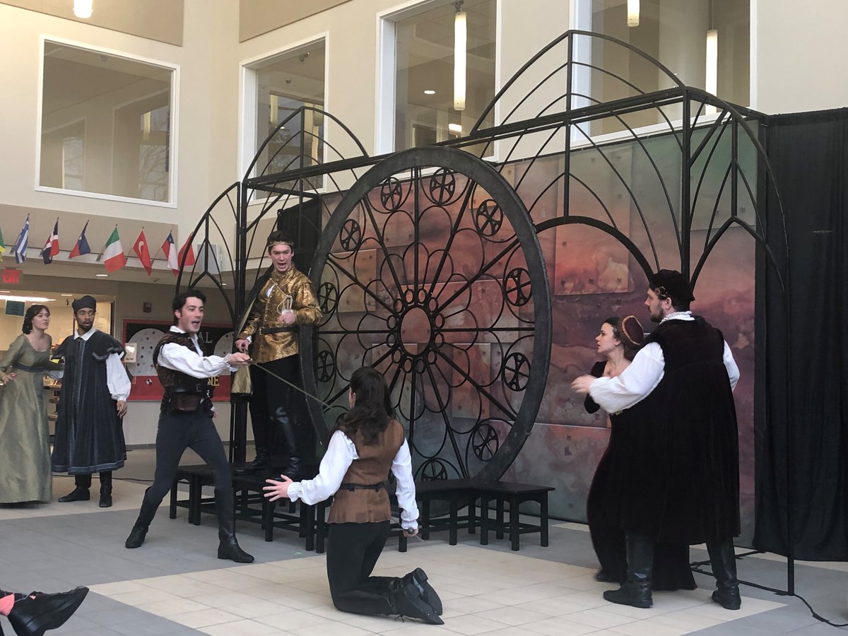 BerkeleyCollege's tweet image. Our Woodland Park campus hosted #Shakespeare LIVE! Production of &apos;Romeo and Juliet&apos; today! Students in the #HonorsProgram will complete assignments related to the production. Read more about the performance here: bit.ly/2IfmFrn #NewsBerkeley