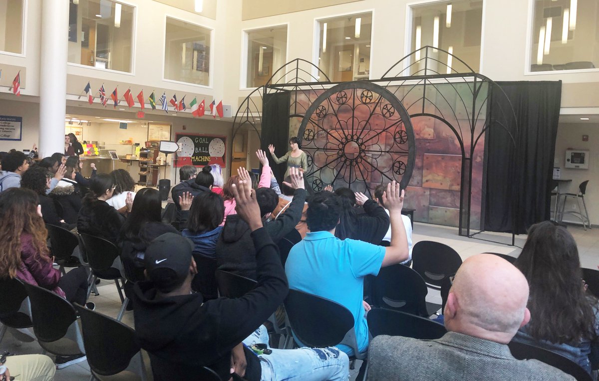 BerkeleyCollege's tweet image. Our Woodland Park campus hosted #Shakespeare LIVE! Production of &apos;Romeo and Juliet&apos; today! Students in the #HonorsProgram will complete assignments related to the production. Read more about the performance here: bit.ly/2IfmFrn #NewsBerkeley