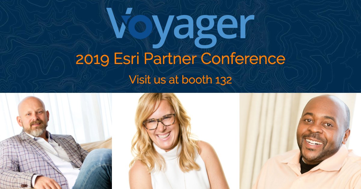 We're looking forward to <a href="/Esri/">Esri</a> Partner Conference &amp; #DevSummit next month. CEO Brian Goldin, COO Kris Goodfellow, &amp; Director of Pro Services Alex Bostic will be there. Stop by booth 132 to learn more about our smart spatial search solutions bit.ly/2N9ddEW #EPC #EPC19