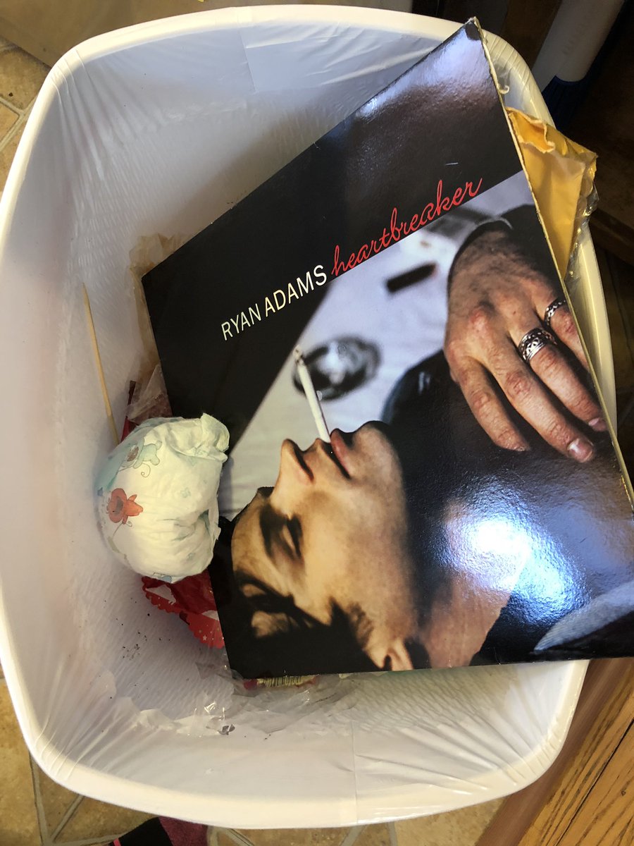 The hardest part about throwing this away was finding it.