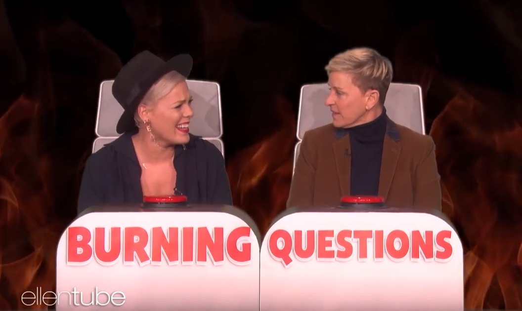 We are so here for Pink and Ellen answering a few Burning Questions. 🍿 youtube.com/watch?time_con…