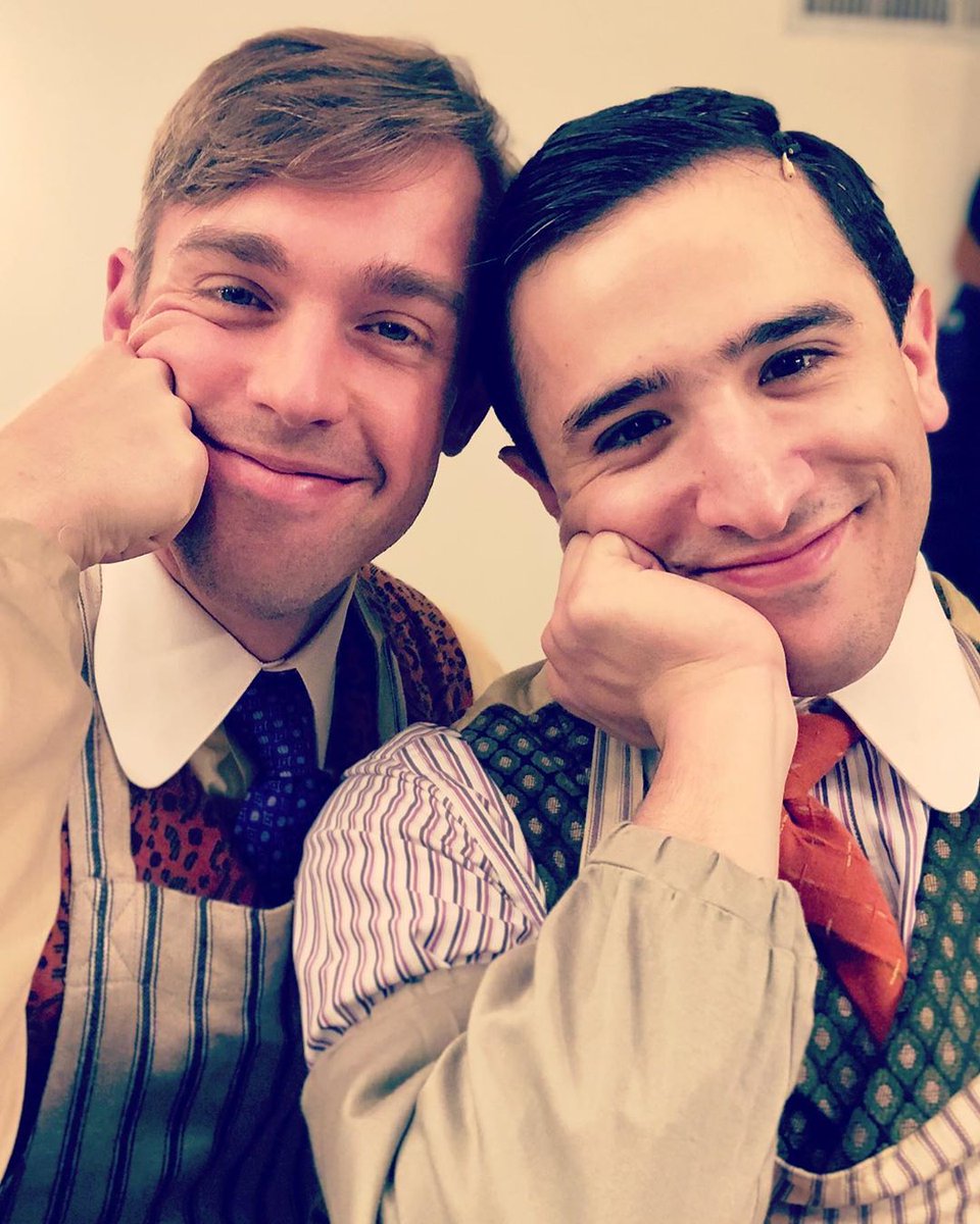 HelloDollyBway's tweet photo. It’s really us, Barnaby and Cornelius 😍 #HelloDolly https://t.co/3o3P10nag7
