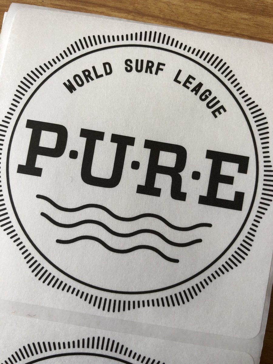 planitgreenprnt's tweet photo. Our friends @worldsurfleagueoffc choosing an alternative to plastic stickers.  Leaders really do lead.  Thanks @wsl #dissolvablestickers #compostablelabels #compostablepackaging #surf #wslsurfranch https://t.co/P7PKQoWljR