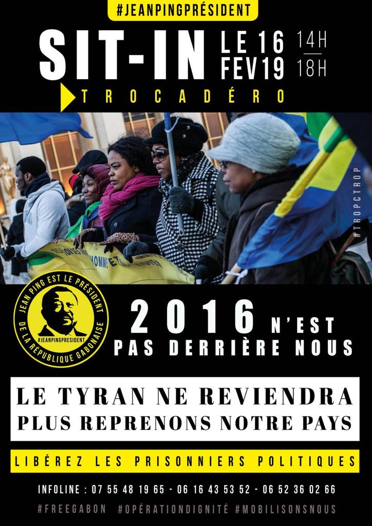 Officiel_anotho's tweet photo. Mr.@EmmanuelMacron, c'est la
#129e semaine que le #Peuple #Gabonais est #EnMarche ! pour la #Démocratie au #Gabon.
Mort ou Vif ex-@PresidentABO
doit #Dégager !
@Elysee
@PRJeanPing
@PresidenceGabon
#Montpellier #Nice #Paris
#RésistanceGabonaiseActeCXXIX
🇬🇦🇬🇦🇬🇦✊🏻✊🏻✊🏻 https://t.co/QB8zS62ayc