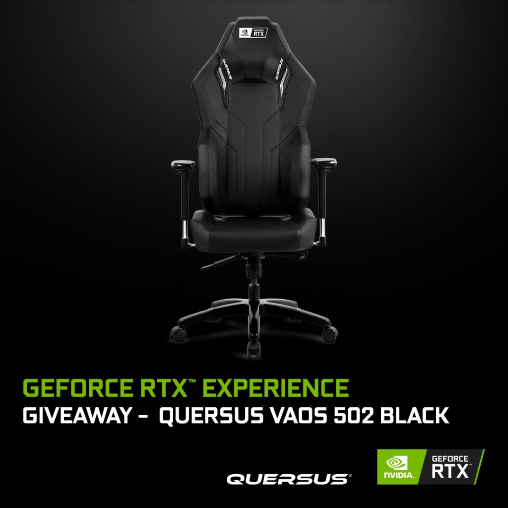NVIDIAGeForceFR's tweet photo. [🎟 JEU CONCOURS #RTXExperience 🎟]

Dernier giveaway partenaire pour tenter de gagner 1 chaise gaming Quersus VAOS 502 brandée NVIDIA GeForce RTX ! 🤩
✅ RT + FOLLOW @nvidiageforcefr + @QuersusFR 

🎬 FULL Vidéo : https://t.co/FruxixpH8x
🏁 TAS : 22/02/19 https://t.co/0CaB1VseSq