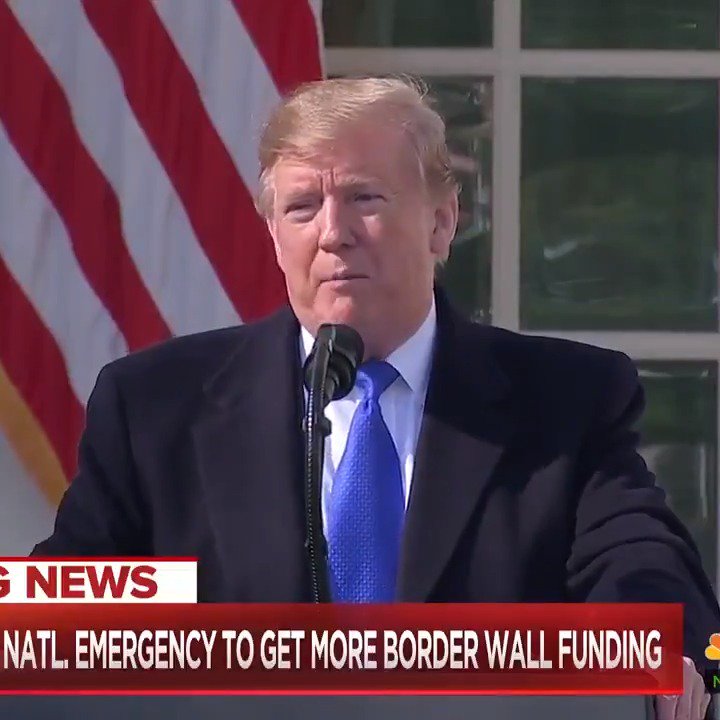 Clearest sign that @realDonaldTrump’s #FakeTrumpEmergency is not legitimate? The President himself says he didn’t need to declare a national emergency – it’s just a faster way to force taxpayers to foot the bill after Congress wouldn’t let him have his way.