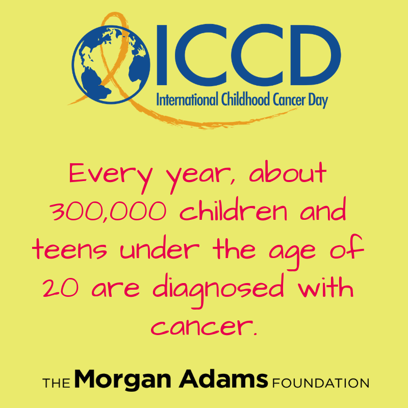 MorganAdamsFdn's tweet photo. We CAN make a difference for the kids, teens, and young adults whose lives are turned upside down by cancer.

#ICCD19 #NoMoreLoss #NoMorePain #FundKidsCancerResearch https://t.co/UOSQ3Wnfki
