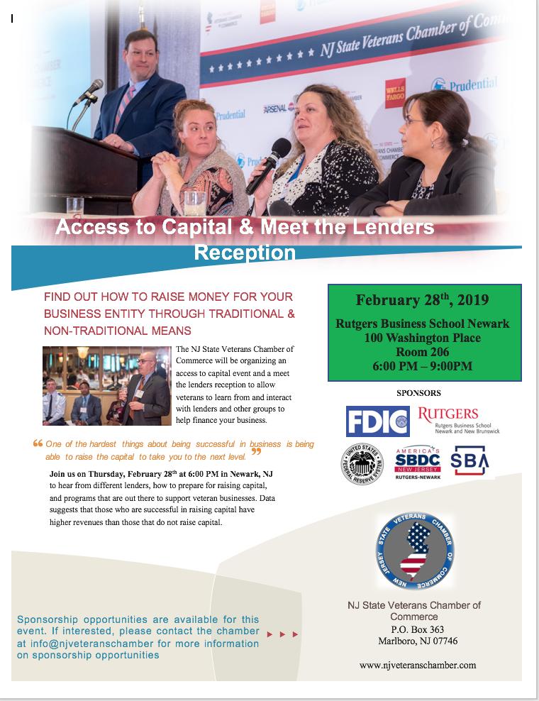 NewJerseySDA's tweet image. Please join us at the Feb. 28th New Jersey State Veterans Chamber of Commerce where we will be educating Certified, Veteran-Owned Businesses about working with the New Jersey Schools Development Authority. @RafaelMata38