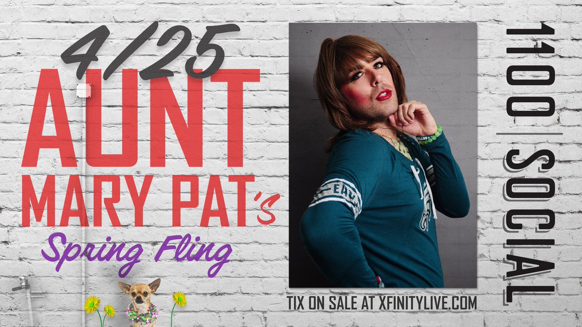 stateside_live's tweet image. Aunt Mary Pat returns to #XfinityLive for another great comedy show on 4/25! Get your tickets before they sell out hun! ow.ly/2BGx50luHbe