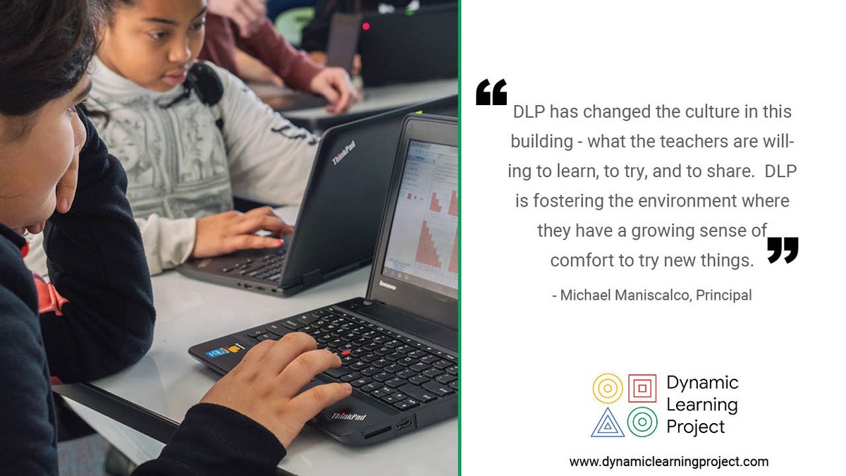 edtechteam's tweet photo. Move teachers down the road of digital innovation through a new #coaching program developed with @GoogleforEdu - The Dynamic Learning Project. Now open to all schools! https://t.co/xMIRu7wK1R @dlpcoaching #DLPCoaching #EdTechTeam #GoogleEdu #edtech #LeadUpChat #SuptChat https://t.co/kLZuuvmSML