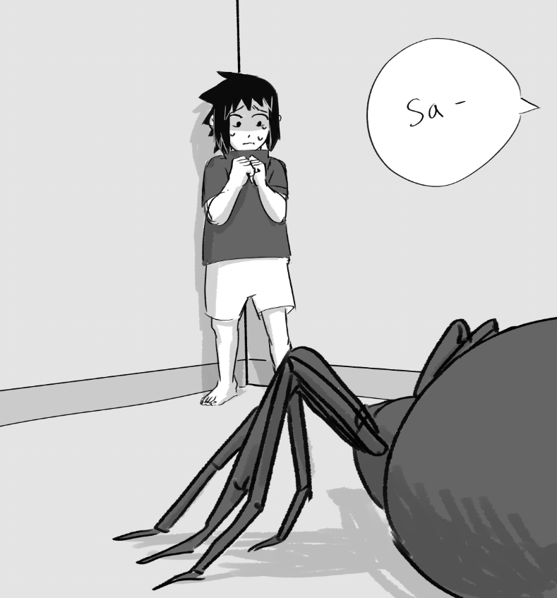 Sasukedoesstuff's tweet photo. scaredy cat 🙀  #naruto https://t.co/QIbX6NZPqj