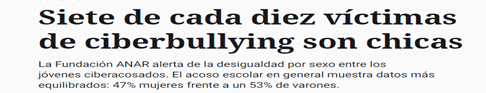 msanchez6672's tweet photo. @PozaManoli @GraciaPau1 @jssk_33 @HortensiaPalao ¿Por qué pensáis que existe esta relación? Los datos en el bullying son mucho más equilibrados. @GraciaPau1 @PozaManoli @HortensiaPalao @jssk_33 #ciberbullying #bullying #escenariosvirtuales https://t.co/gLdJpLvEyb
