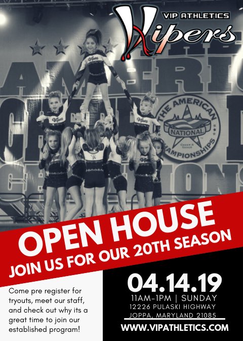 Save the Date! VIPERS OPEN HOUSE!