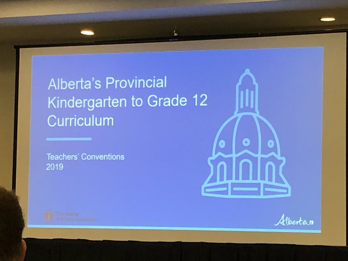 KathleenFShaver's tweet photo. Look who was at my #curriculum session this morning! @davideggenAB promised continued support for the implementation of this new exciting document. https://t.co/fYX3vcxs2q