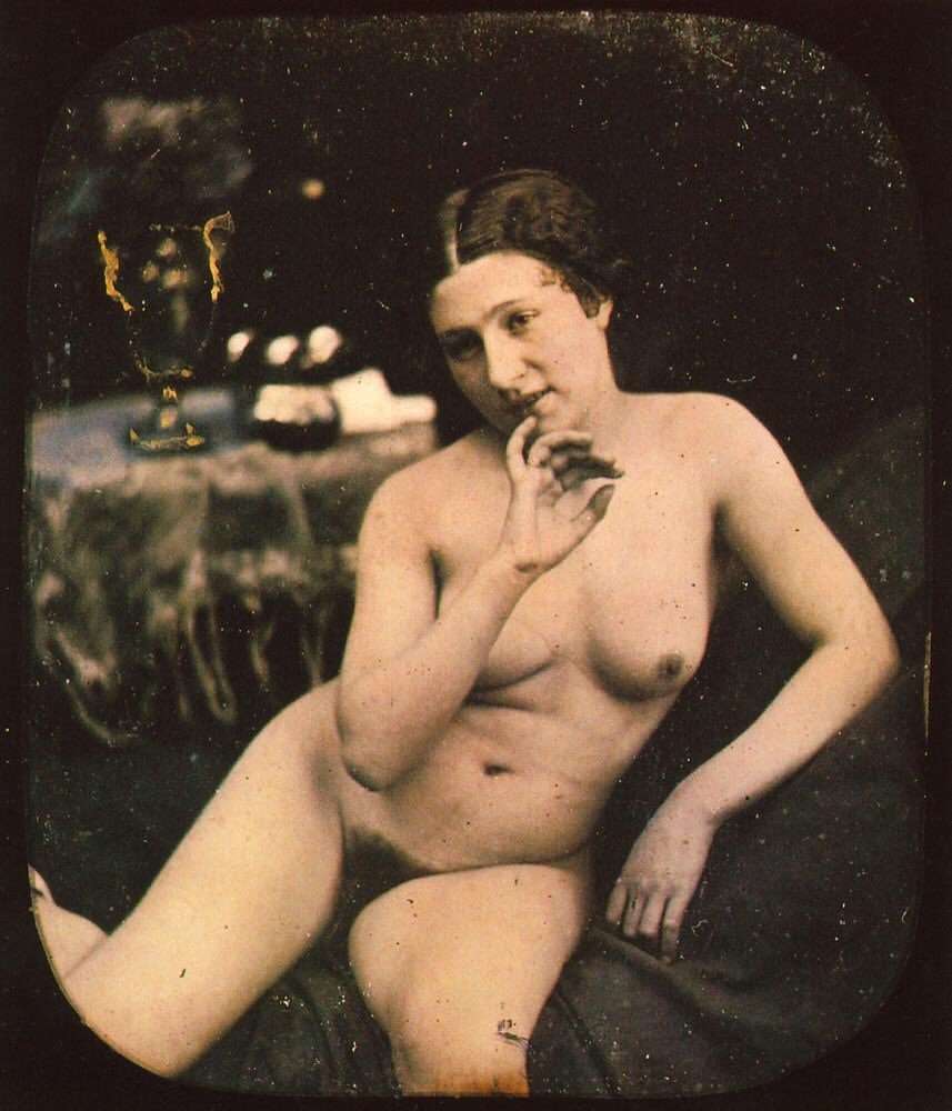 WhoresofYore's tweet photo. 19th century hand-tinted daguerreotype. https://t.co/Vi3bSprPPH