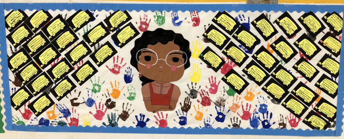 SenoraYeli's tweet photo. @FPGBilingue Black History Month display projects by first through fourth graders! Cultural Enrichment class, Sra. Yeli. https://t.co/PNdAM4H1YO