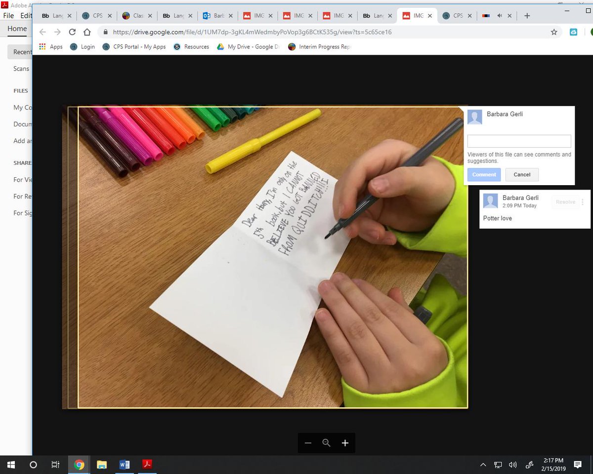 BarbGerli's tweet photo. 6th graders in ELA celebrating Valentine's Day by creating cards to favorite authors, teachers, family and friends @lmsleopards#readingistheheartofeducation https://t.co/2yOSRSF84c