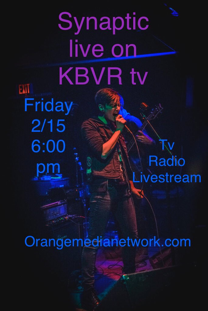 synapticband's tweet photo. We’ll be on tv/radio/internet tonight! https://t.co/oVPooD1ji6