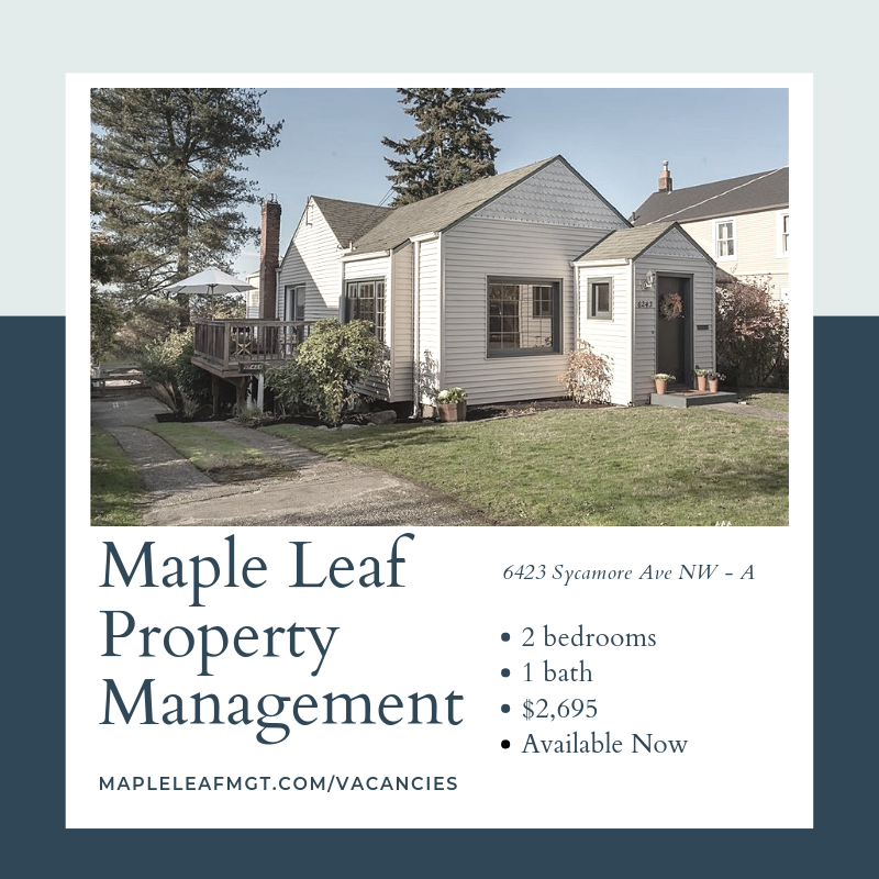 mapleleafmgt's tweet photo. This charmers for you! https://t.co/ENNP0aQgcT #mynewhome #mapleleafpmseattle #mapleleafpropertymanagement #mapleleafmgt #propertymanager #seattle https://t.co/XmxMQHgjPa