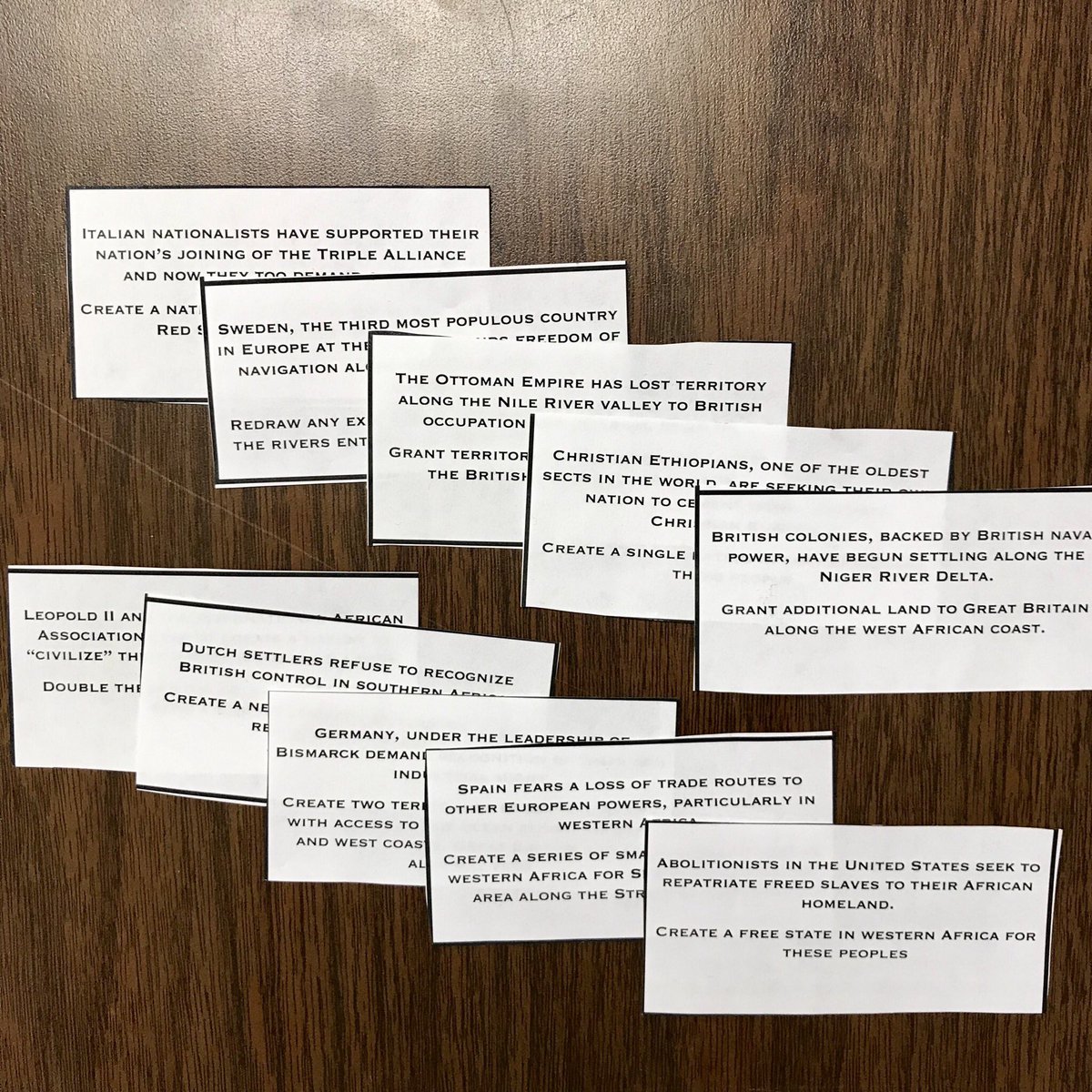 MissAWorldHist's tweet photo. #WHAPRams working hard in their simulation of the Berlin Conference #WHAP #ThisIsMarshall #ThisIsNorthside #GoPublic #RamPride https://t.co/an7PhC8Y6q