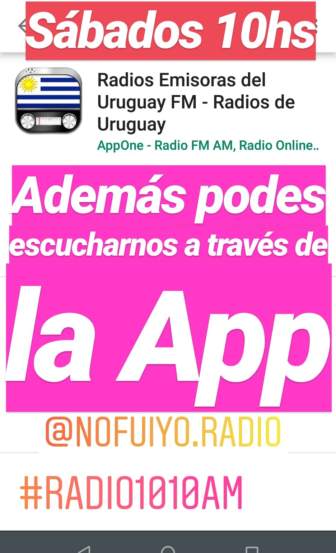 Abreviatura profundamente postre No fui Yo - Radio on Twitter: "Pueden escucharnos en la Radio, la Web y sino además a través de la App. Sábados 10 HS - @nofuiyo_radio @Radio1010uy #nofuiyo #nofuiyoradio #montevideo #uruguay # Abreviatura profundamente postre No fui Yo - Radio on Twitter: "Pueden escucharnos en la Radio, la Web y sino además a través de la App. Sábados 10 HS - @nofuiyo_radio @Radio1010uy #nofuiyo #nofuiyoradio #montevideo #uruguay #
