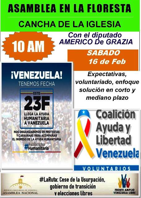 Sábado #16F en Maturin. @jguaido Presidente y fuera el #Usurpador La mejor ayuda humanitaria para el pueblo Vzlano, es derrocar la Dictadura.