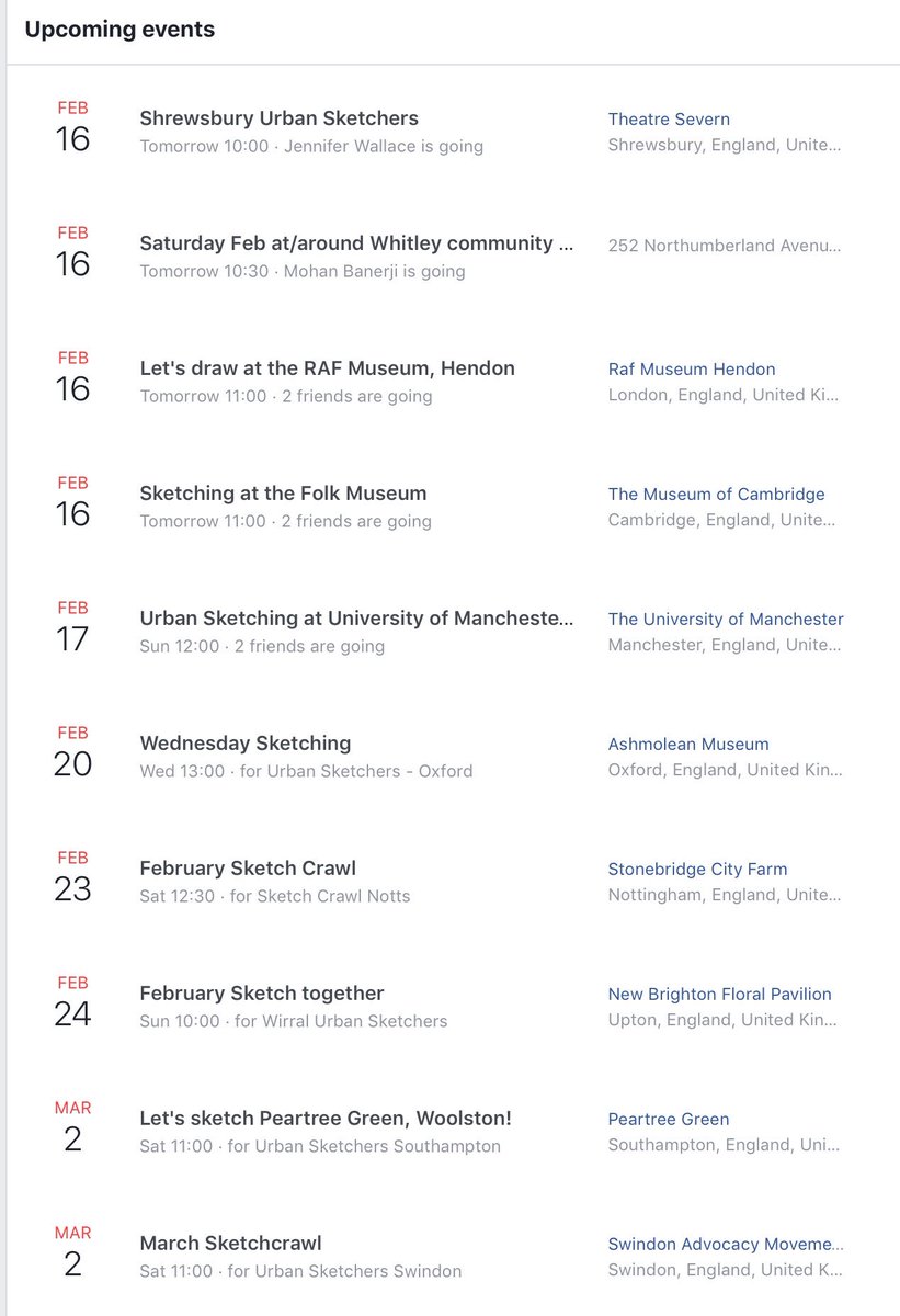 JeanEd70's tweet photo. Upcoming #urbansketchers events in the UK!
Details here: https://t.co/dEgqOh5yds
@urbansketchers @USKNorthampton @UrbSketchLondon @RdgSketchers @USKStoke @SketchBrum https://t.co/0Q1z8k1BB2