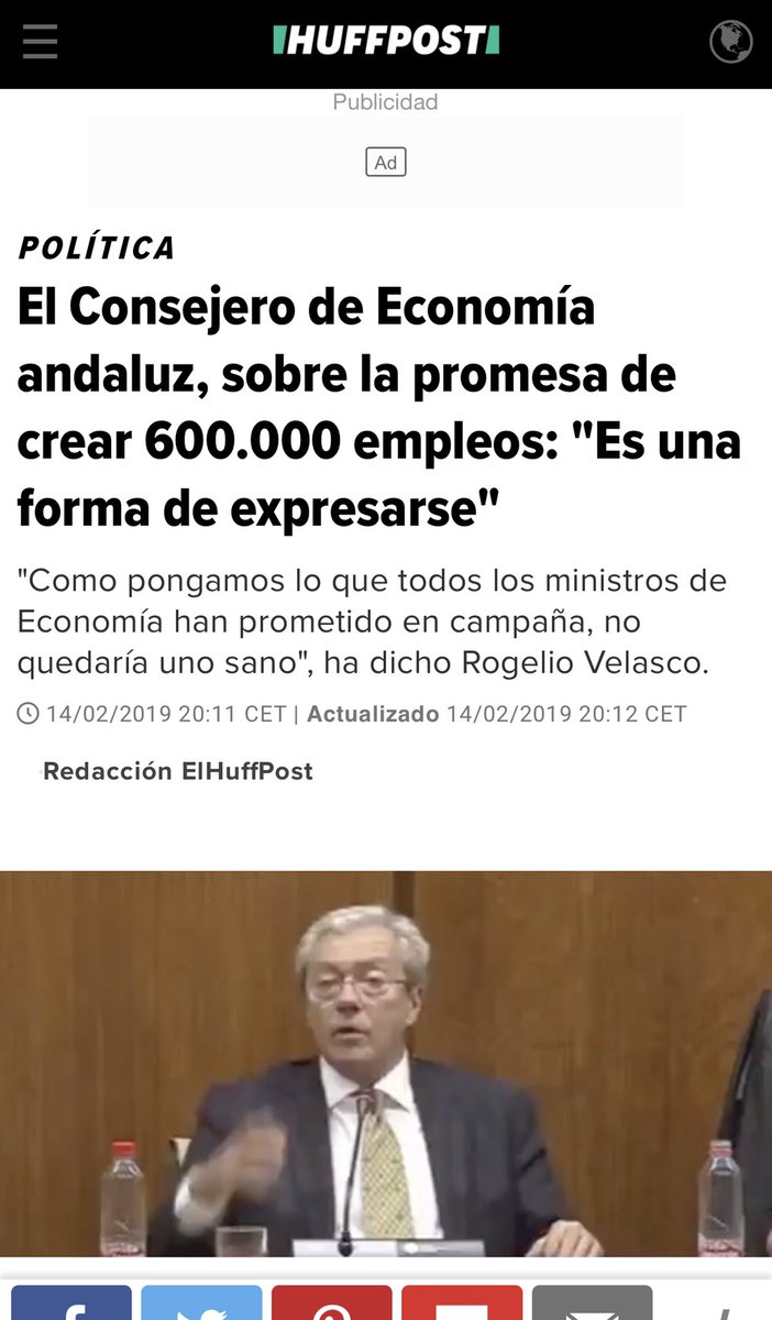josecdiez's tweet image. El nuevo consejero de economía de Andalucia reconoce que no cumplirán su promesa de campaña hace de crear 600.000 empleos. Y aún no llevan ni 100 días
