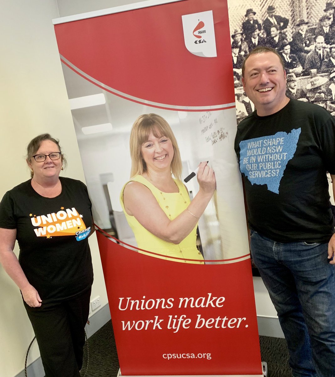 our Federation of state public sector unions are with @SallyMcManus so let’s #changetherules #auspol

@cpsucsa @RikkiHendon @nmkbrown @CPSUTas @GenSecCpsu @CPSU_Vic @StewLittlePSA @psansw