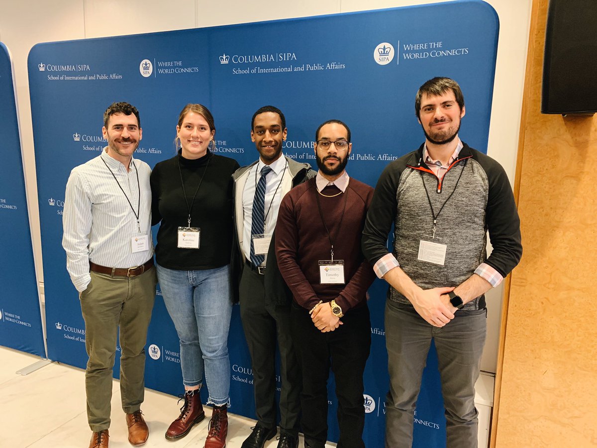 RiderUCAS's tweet photo. Last week Adam McMahon, assistant professor and Director of Homeland Security Master's program, took a few students went to the Greater Good Gathering 2.0 hosted by @columbia.sipa . Always making us proud, Broncs! #RiderU #RiderCLAS https://t.co/0mEsMYQoos