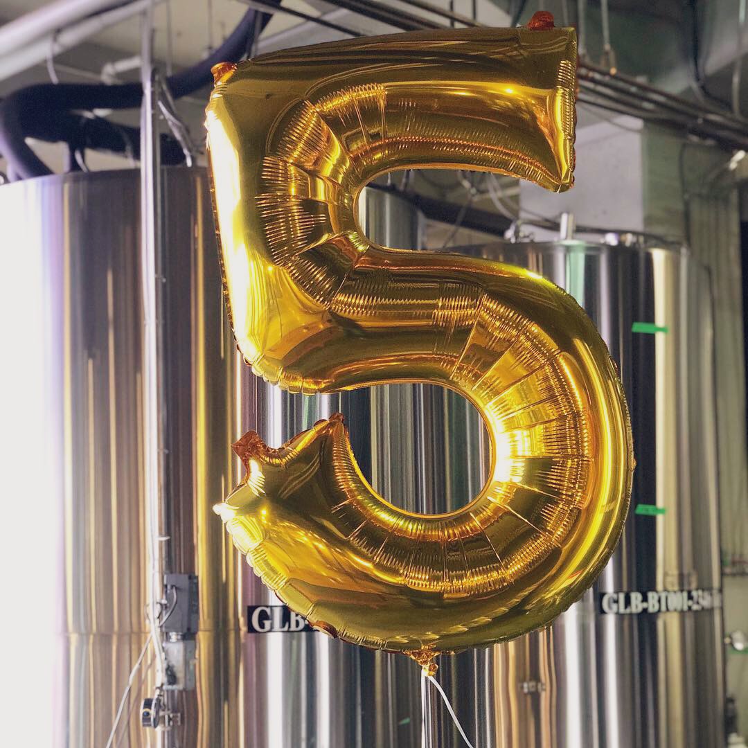 All ready for a weekend full of celebration. Join us tonight for our 5 year anniversary event!