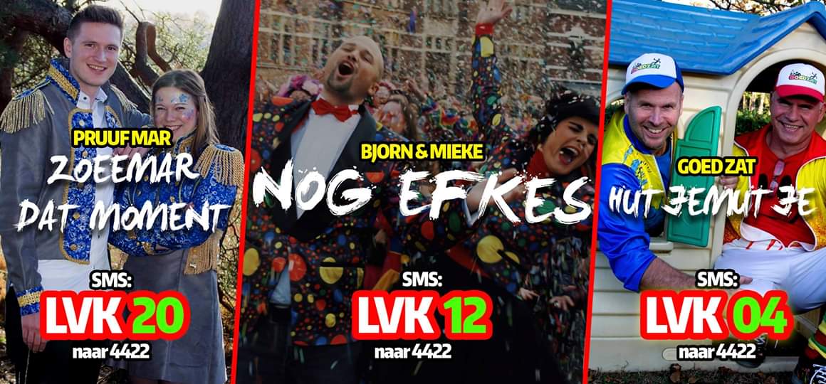Stem suggestie #LVK2019 nodig? <a href="/stichtinglvk/">LVK</a> <a href="/L11Alaaf/">L11 Alaaf</a> <a href="/depielhaas/">De Pielhaas</a> <a href="/DeZoepneus/">Zoepneus</a> <a href="/Hazekeutel/">D'n Hazekeutel</a> <a href="/pielhaan/">CV de Piëlhaan</a>